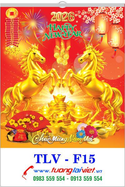 In Lịch nẹp thiếc Xuân thịnh vượng