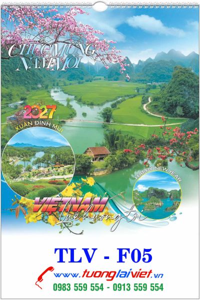 In Lich Treo Tuong 7 To Phong Canh Viet Nam