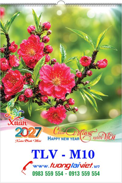 In Lịch treo tường 7 tờ Xuân Lộc Phát